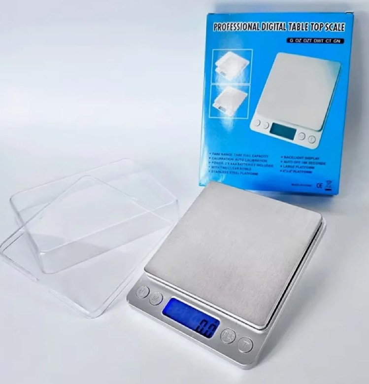 Весы ювелирные лабораторные I2000 от 1 до 2000гр электронные, на батарейках