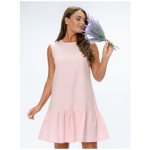 фото Платье 1001dress, повседневное, размер 54, розовый