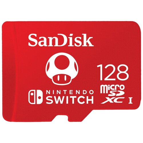 SanDisk Флеш карта microSD 128GB SanDisk microSDXC Class 10 UHS-I A1 C10 V30 U3 for Nintendo Switch 100MB/s флеш карта microsd 256gb sandisk microsdxc class 10 uhs i a1 c10 v30 u3 for nintendo switch 100mb s