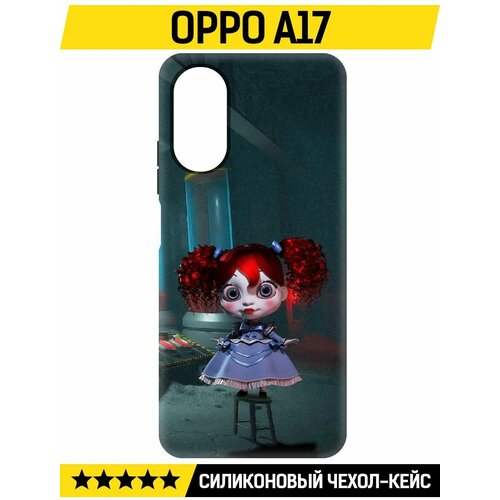 Чехол-накладка Krutoff Soft Case Хаги Ваги - Кукла Поппи для Oppo A17 черный
