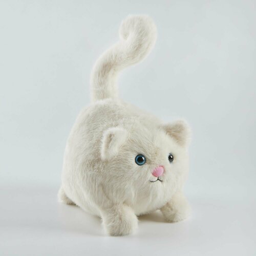 Мягкая игрушка Кошка белая Ундина, 18см - Abtoys [M4871] мягкая игрушка abtoys кролик бежевый 18см m2060