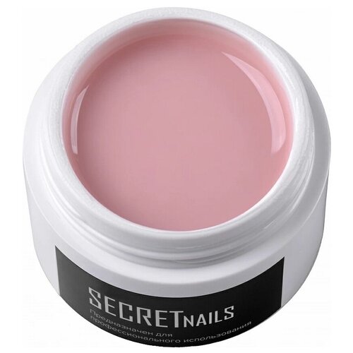 SECRETnails гель-желе Flex для моделирования камуфлирующий, 15 мл, light pink