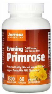 Фото Jarrow Formula Jarrow Formulas Evening Primrose (примула вечерняя) 1300 мг 60 капсул