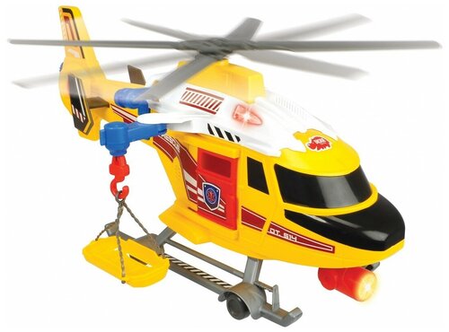 Вертолет Dickie Toys Air Patrol спасательный (3308373), 41 см, желтый/красный