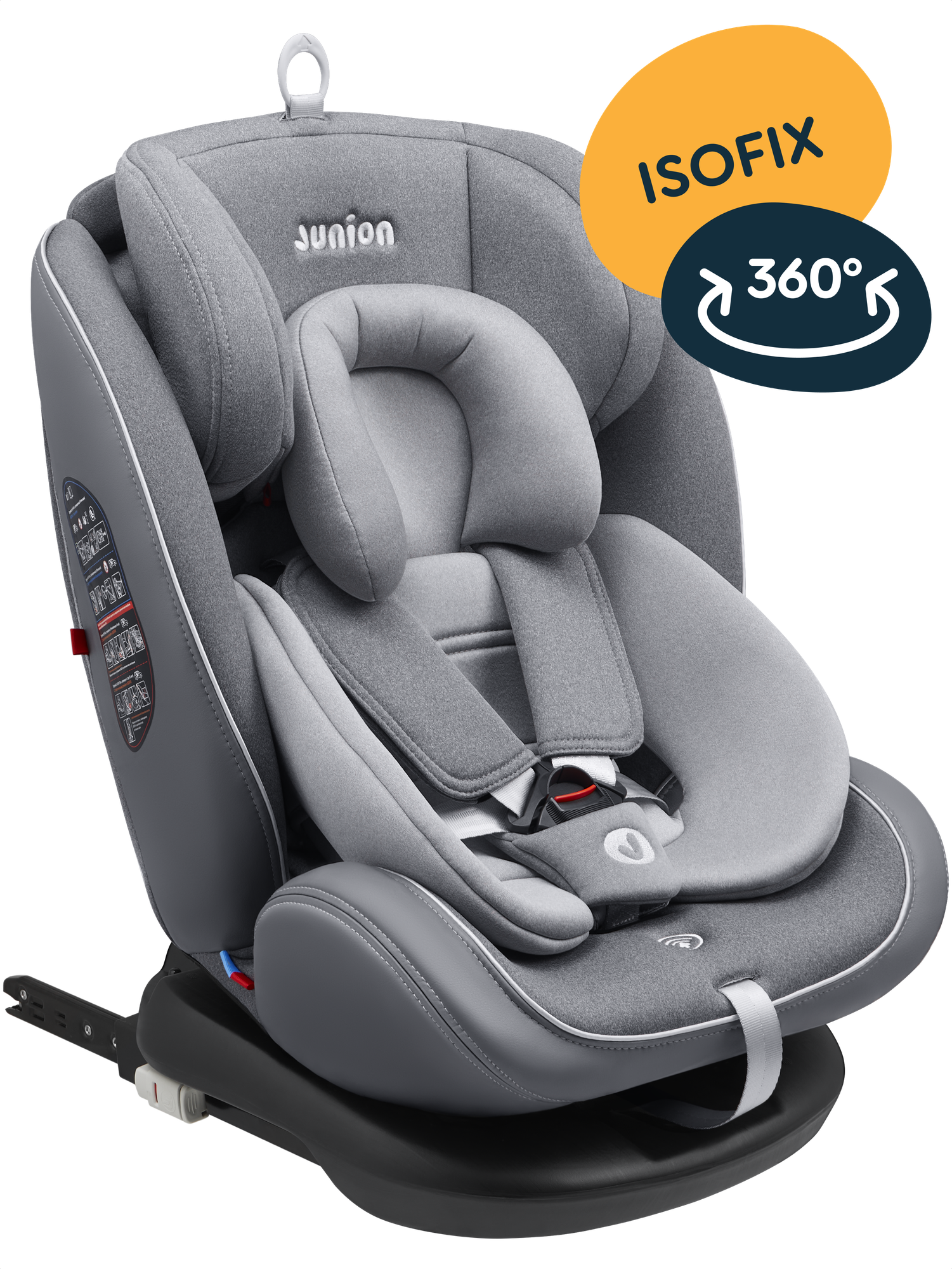 Автокресло JUNION Odri группа 0+/1/2/3 (0-36 кг) Isofix