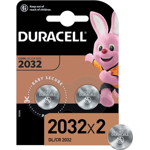 Duracell Элемент питания 2 шт в блистере CR2032, DL2032 (10/100/14400) Б0037273 duracell батарейка dl2025 для брелоков сигнализаций литиевая duracell к т 2 шт