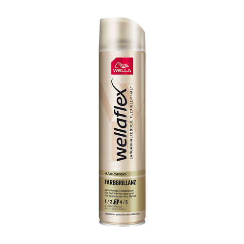 Лак для волос с эффектом прочной фиксации и усиленного блеска Wella Wellaflex Farbbrillianz Haarspray 250 мл .