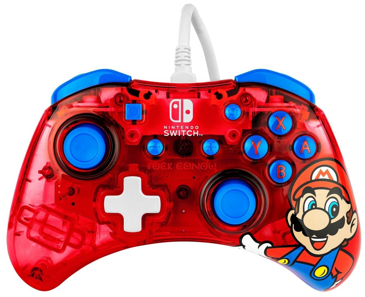 Аксессуар Nintendo Switch: Проводной контроллер Rock Candy Mario