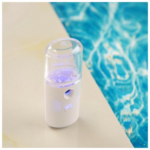 Приборы для ухода за лицом Luazon Home Увлажнитель LuazON LHU-01 для лица карманный 5 Вт USB в комплекте АКБ белый 75000₽