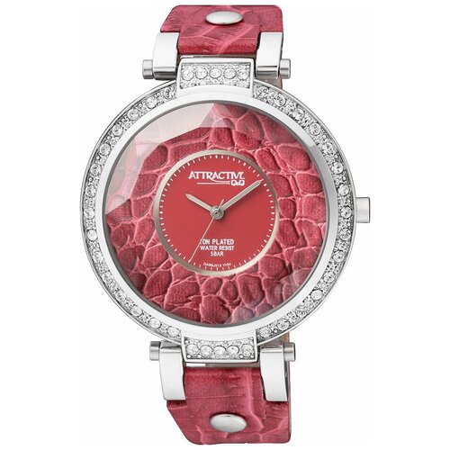 Наручные часы Q&Q Fashion 6461, серебряный, розовый