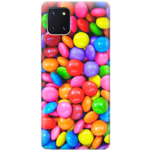 фото Re:pa накладка transparent для samsung galaxy note 10 lite с принтом "цветные драже"