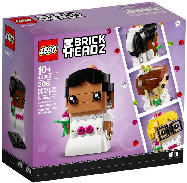 Конструктор LEGO BrickHeadz 40383 Невеста, 306 дет.