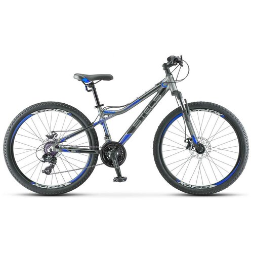 фото Горный (mtb) велосипед stels navigator 610 md 26" v050 (2020) рама 16" антрацитовый/синий