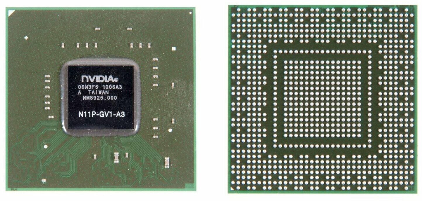 N11P-GV1-A3 Видеочип nVidia GeForce GT325M, с разбора