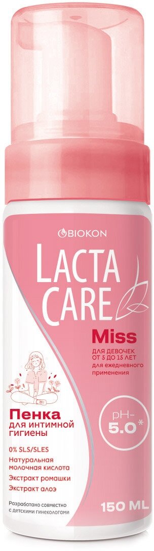 Lacta Care Пенка для интимной гигиены Miss