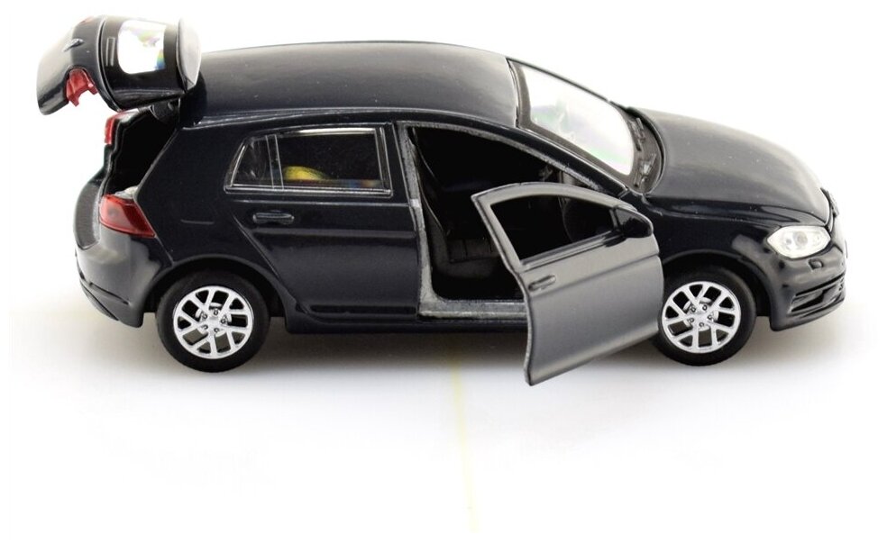 Легковой автомобиль ТЕХНОПАРК Volkswagen Golf 1:43, 12 см, синий ...
