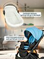 Noordline Оlivia Sport 2023 коляска 2 в 1 Детская коляска трансформер для новорожденных 2в1, прогулочная для ребенка голубая