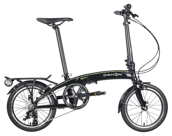 Велосипед Dahon QIX D3 YS 728 чёрный , складной, колеса 16" + Подарок!