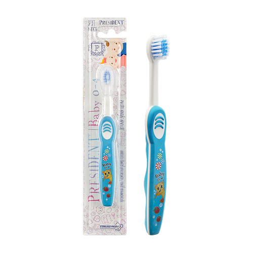 Купить Зубная щетка PresiDENT Baby (0-4 лет), Зубные щетки