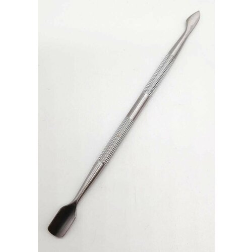 Палочка для маникюра - Пушер №4, серебристый цвет, длина 12,5 см, 1 шт