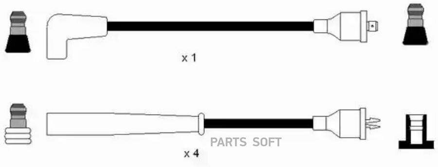 Комплект Проводов NGK 8290