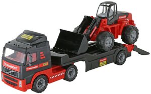 Набор машин Mammoet Toys Трейлер и трактор-погрузчик Volvo 204-03 (57105)