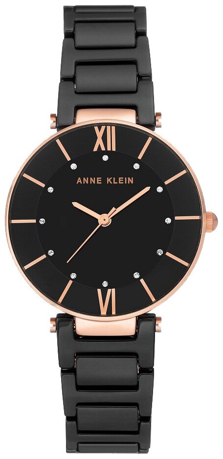 Наручные часы ANNE KLEIN 3266BKRG, золотой, розовый