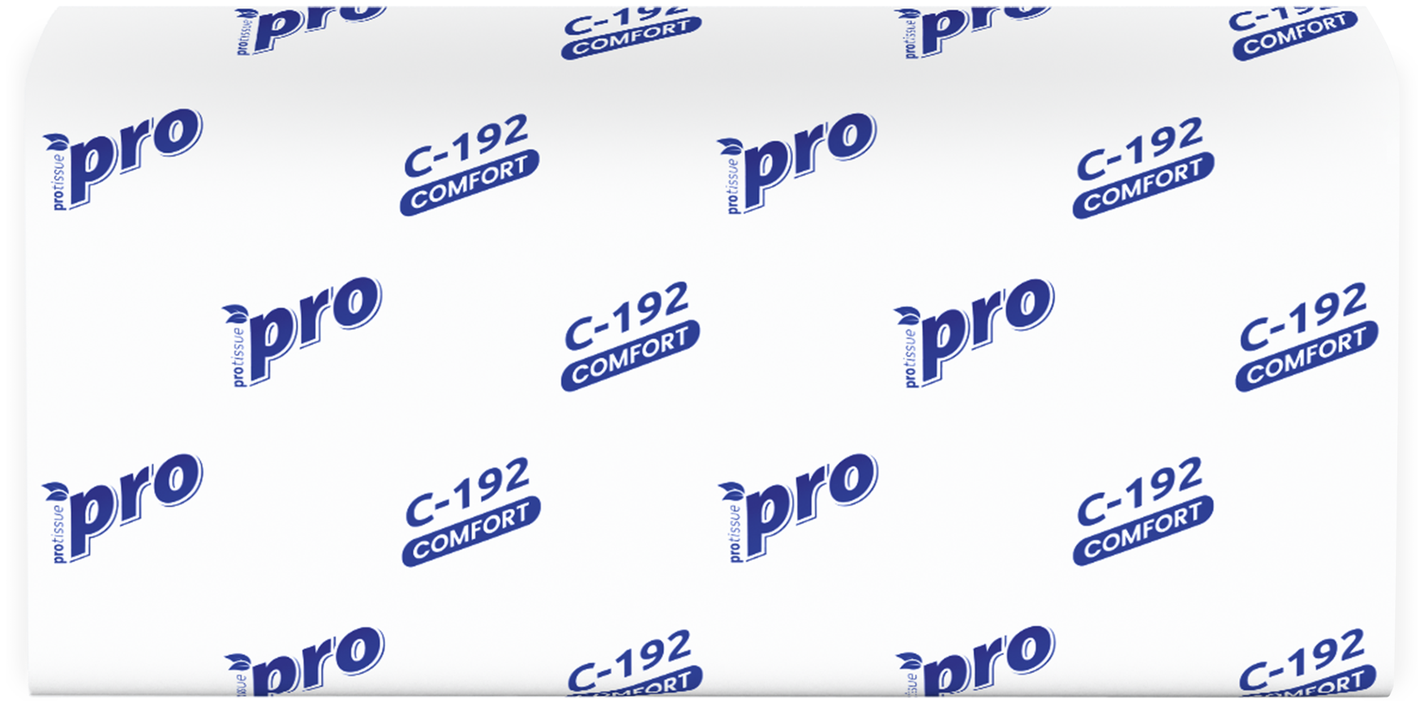 Бумажные полотенца для диспенсеров Protissue V-сложения 1-слойные 20 пачек по 250 листов (артикул производителя C192)
