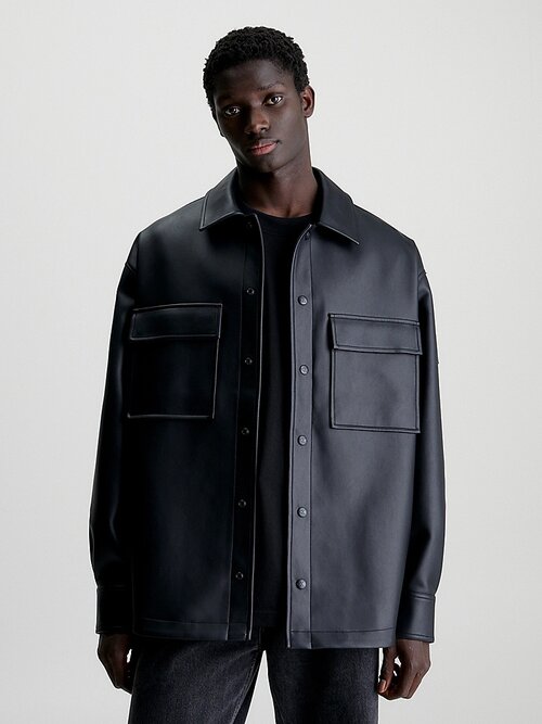 Куртка-рубашка Calvin Klein Jeans, размер XXL, черный