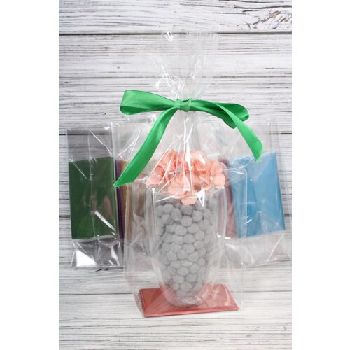 Подарочные пакеты прозразные - Пакет с жестким дном 1 7х11х40 12 шт в упаковке 530₽