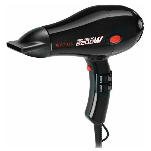 Фен CENTEK CT-2221 Professional 2200Вт AC мотор 5 режимов упрсбоку холвоздух 176500₽