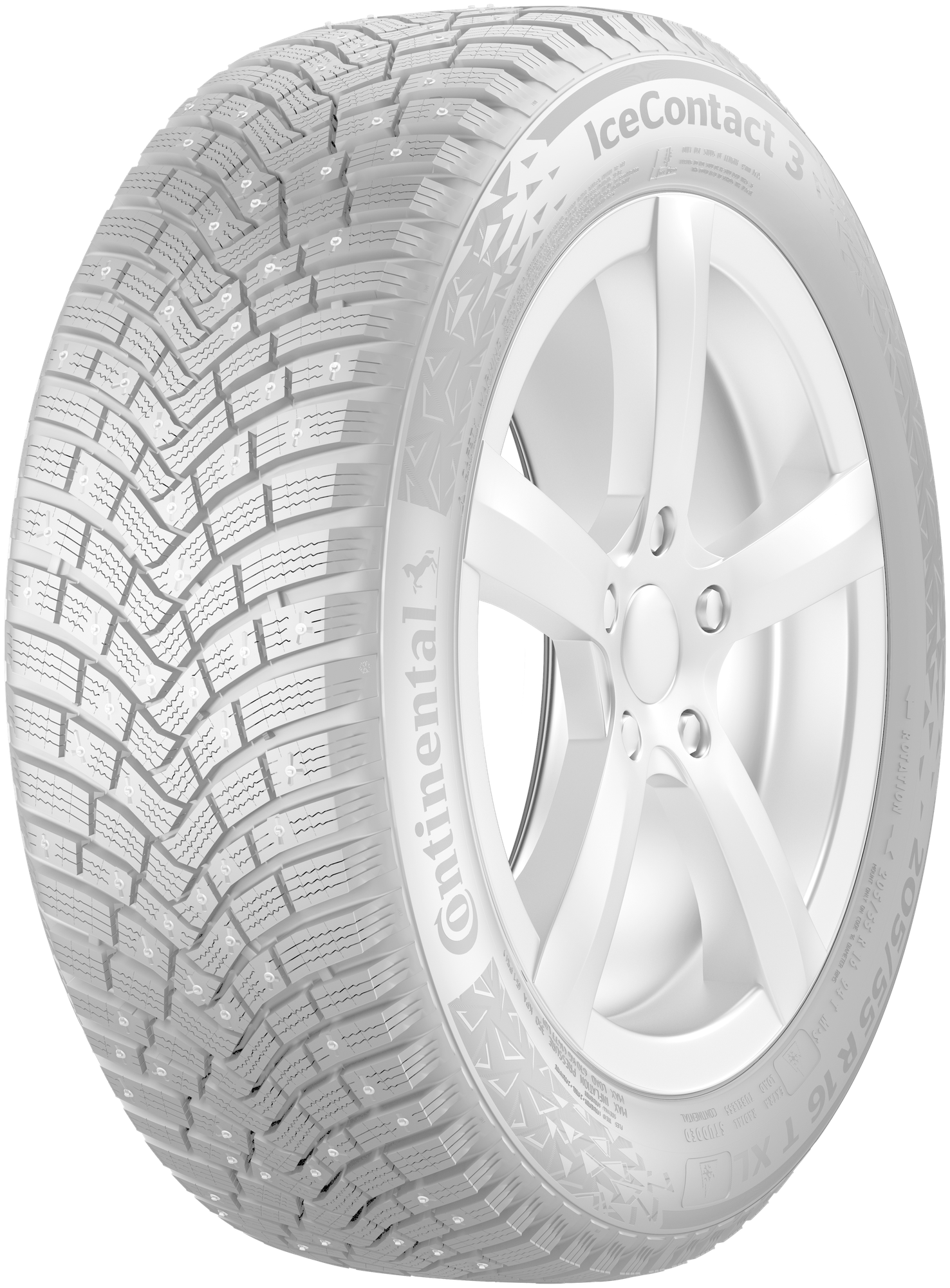 Continental 225/65R17 106T XL IceContact 3 TL FR TA (шип.)