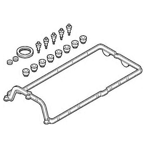 фото Набор прокладок клапанной крышки elring 725.330 для bmw 5 серия e60,e61, 6 серия e63,e64, 7 серия, x5 e53,e70