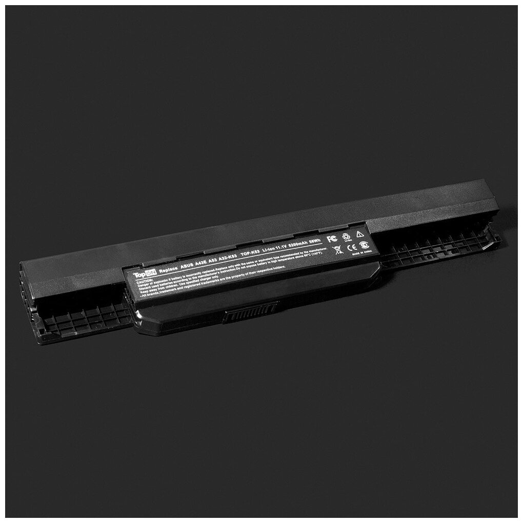 Аккумулятор TopON TOP-K53 для 10.8V 4400mAh PN: A32-K53 A42-K53 A43EI241SV-SL - фото №6