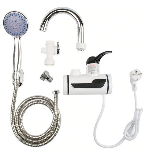 Водонагреватель проточный электрический Компактный проточный электрический кран водонагреватель с душем 229900₽