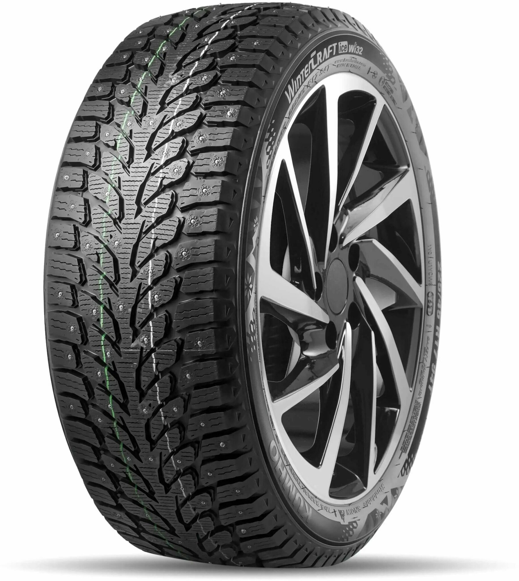 Kumho 215/55 R17 98T Wi-32 шип