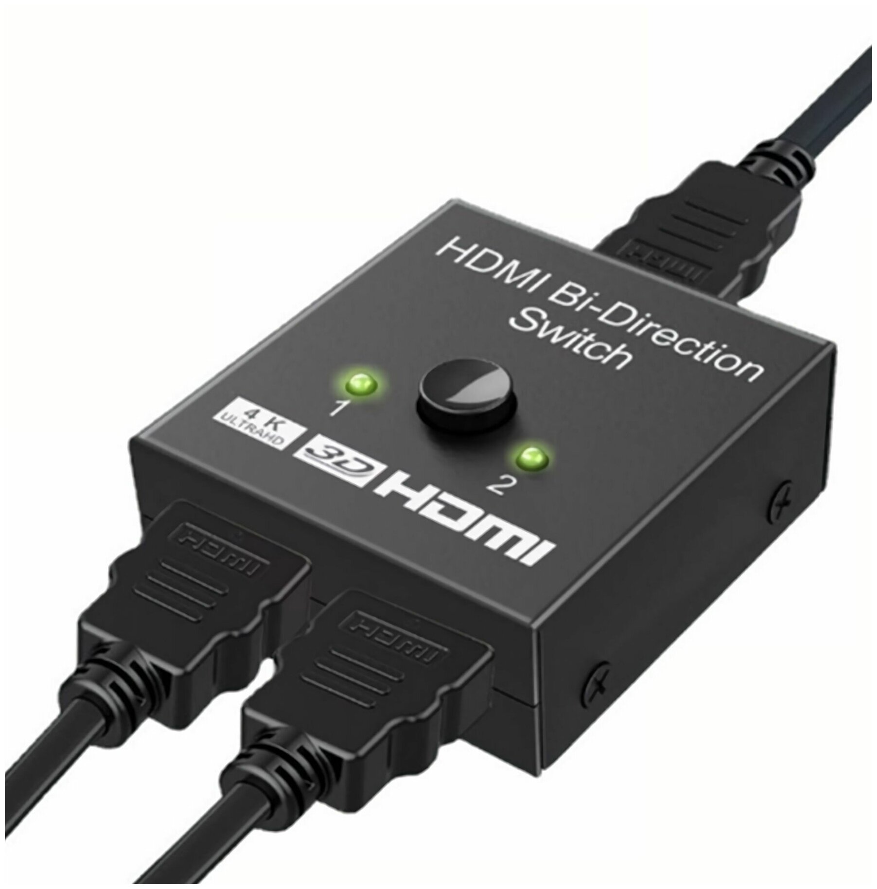 Переключатель HDMI, разветвитель 2-в-1, 1-в-2