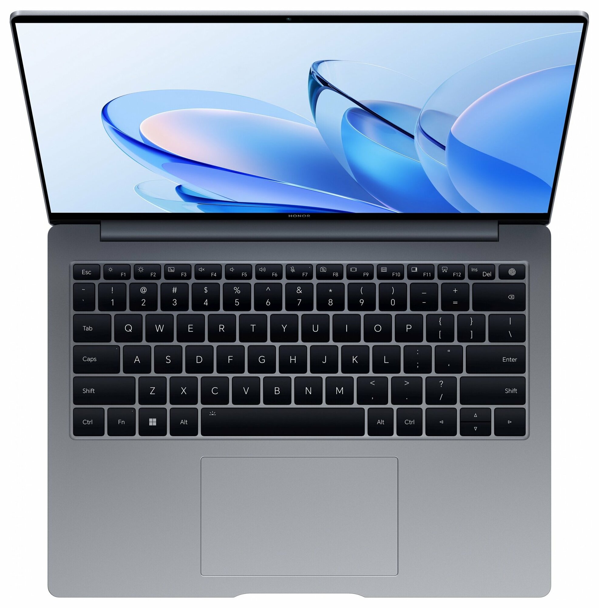 Ноутбук Honor MagicBook, 14.2", IPS, Intel Core i5 13505H, LPDDR5 16ГБ, SSD 1024ГБ, Intel Iris Xe graphics, серый (5301afrk) - фото №11