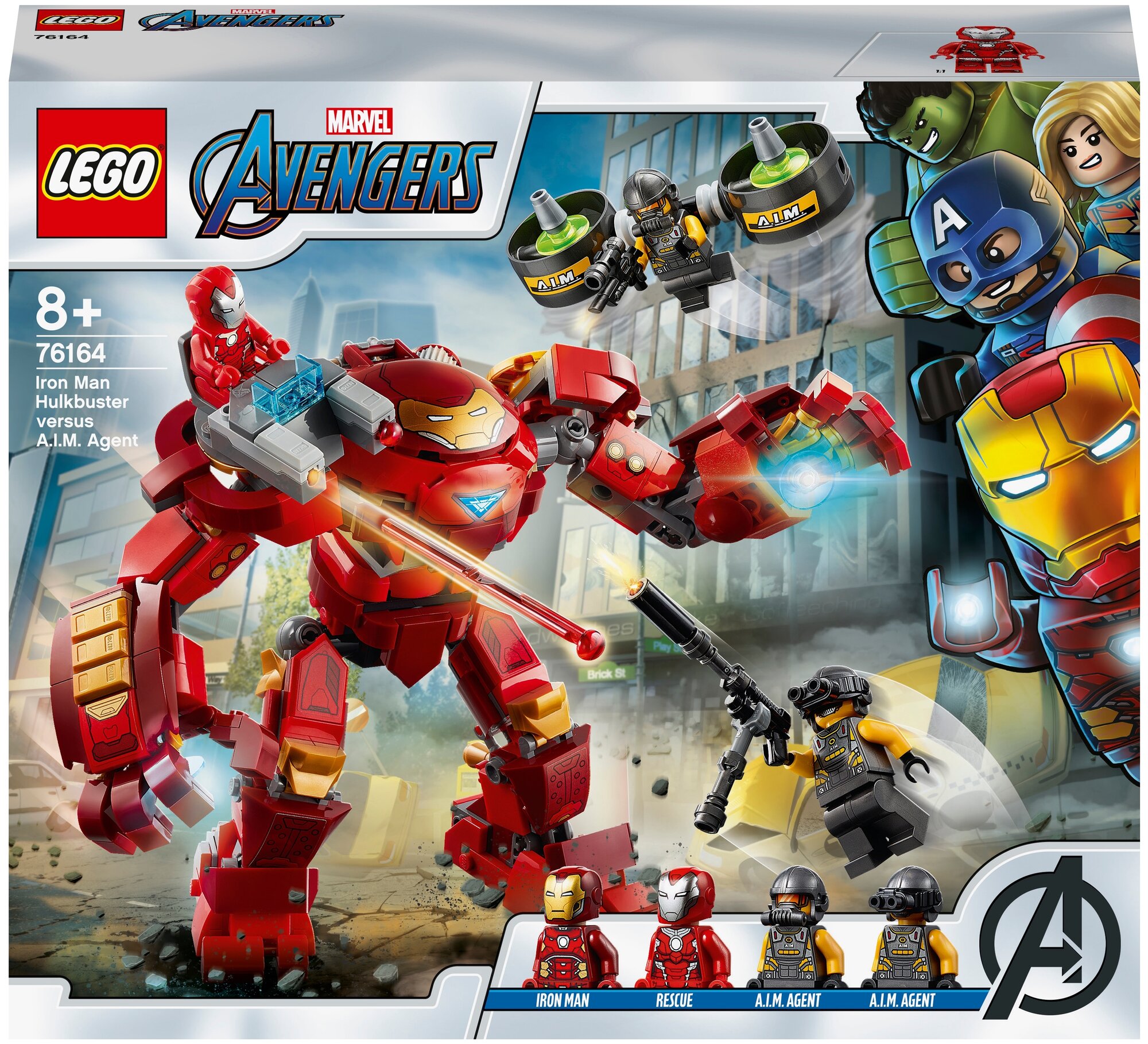 Конструктор LEGO Avengers Халкбастер против агента А.И.М., 456 деталей (76164) - фото №1