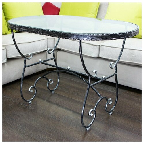 GRUPPO 396 Стол Ривьера кованый овальный