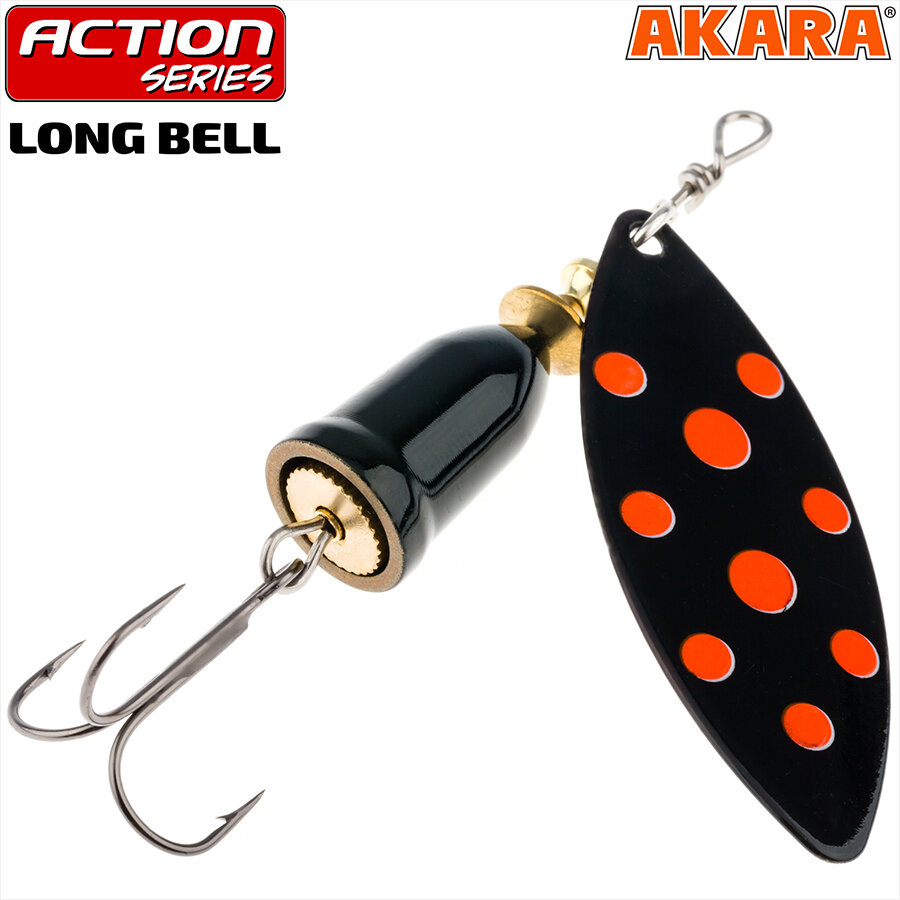 Блесна вращающаяся Akara Action Series Long Bell 1 6 гр. 1/5 oz. A 8