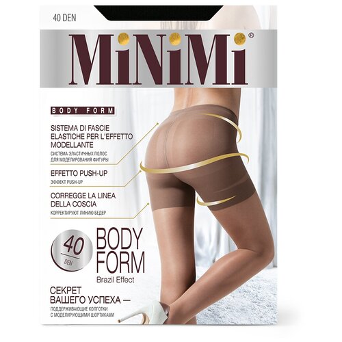 фото Колготки minimi body form, размер 3, черный