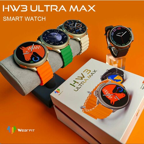 Смарт часы Smart Watch HW 3 Ultra Max (оранжевый) умные смарт часы hoco y1 pro smart sports с подсветкой черные 1 шт