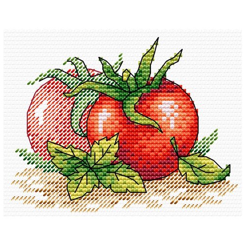 фото "м.п.студия" набор для вышивания м №26 №435 "спелый томат" 8.5 х 11 см жар-птица