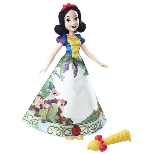 Кукла Hasbro Disney Princess Белоснежка в сказочной юбке, B6851 набор холодная принцесса disney для девочек фотофон белоснежка с оригинальной коробкой детский подарок на рождество