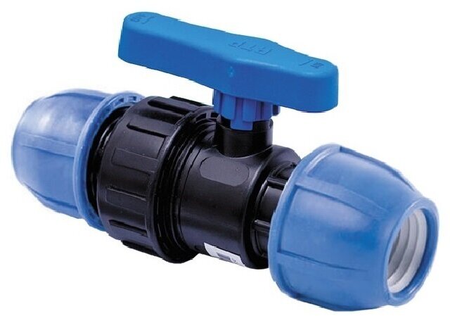 фото Кран шаровый компрес. PN16 d=20мм