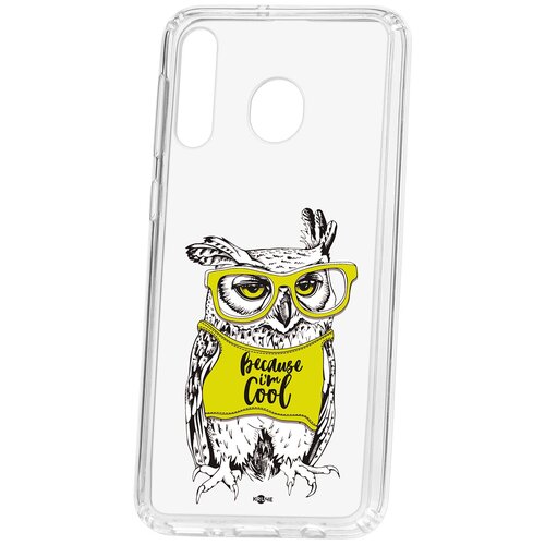 фото Чехол на самсунг м30 kruche print сова в очках кruче