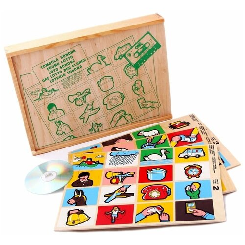 Настольная игра ЛЭМ Звуковое лото Звуки окружающего мира