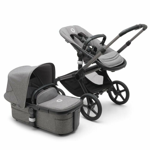 Коляска 2 в 1 Bugaboo Fox 5 Complete Graphite/Midnight Black/Forest Green