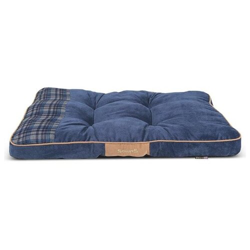 Лежак для собак Scruffs Highland Mattress L 100х70х8 см 100 см 70 см синий 8 см